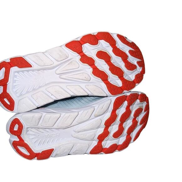 HOKA Men\'s Rincon 3 wide Blue Running Shoe with Red Logo size 9.5 2E main image 7